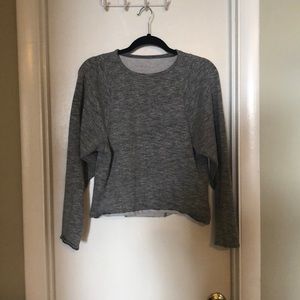 Gray sweatshirt